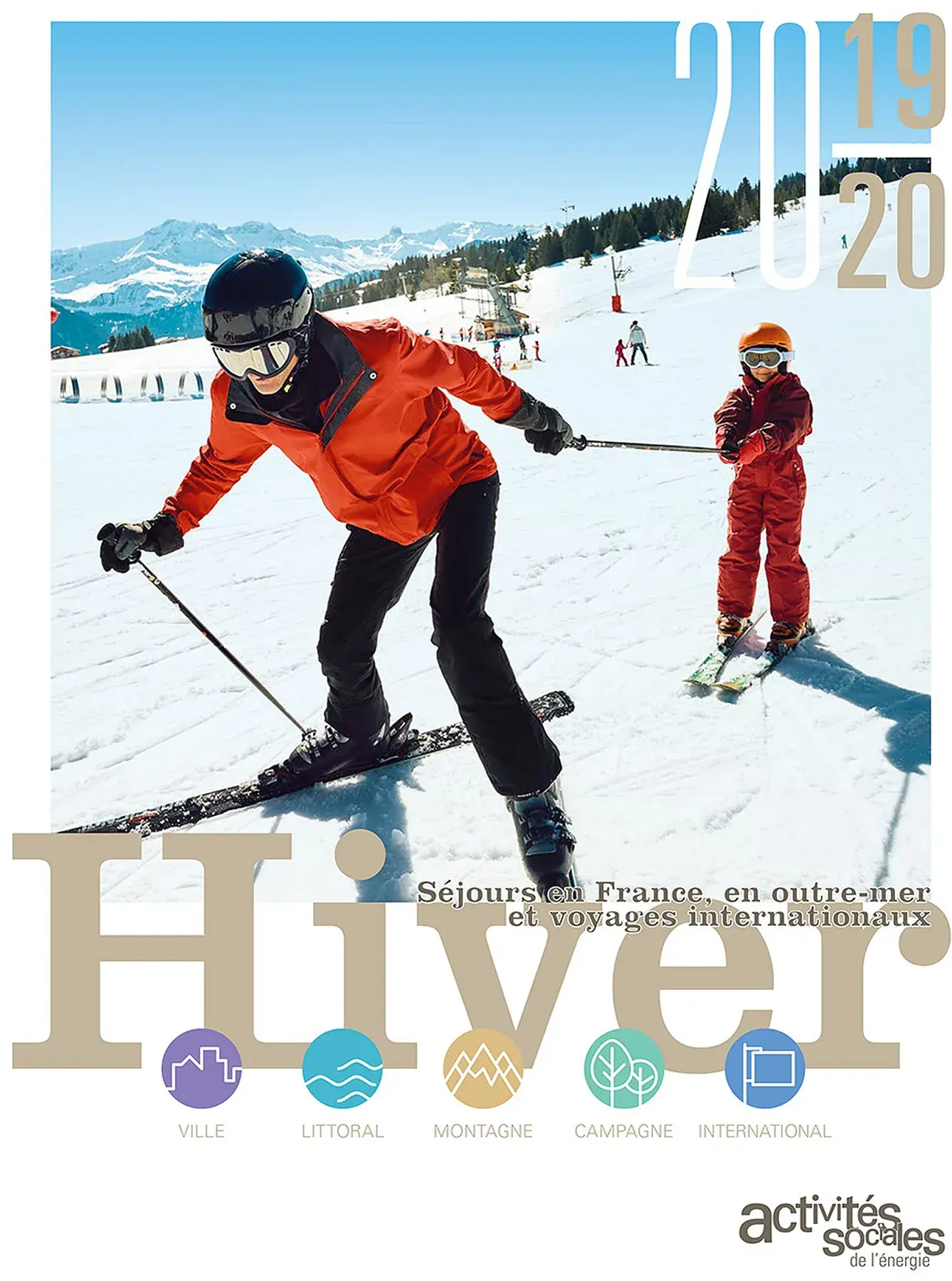Couverture catalogue hiver CCAS : visuel officiel des séjours.