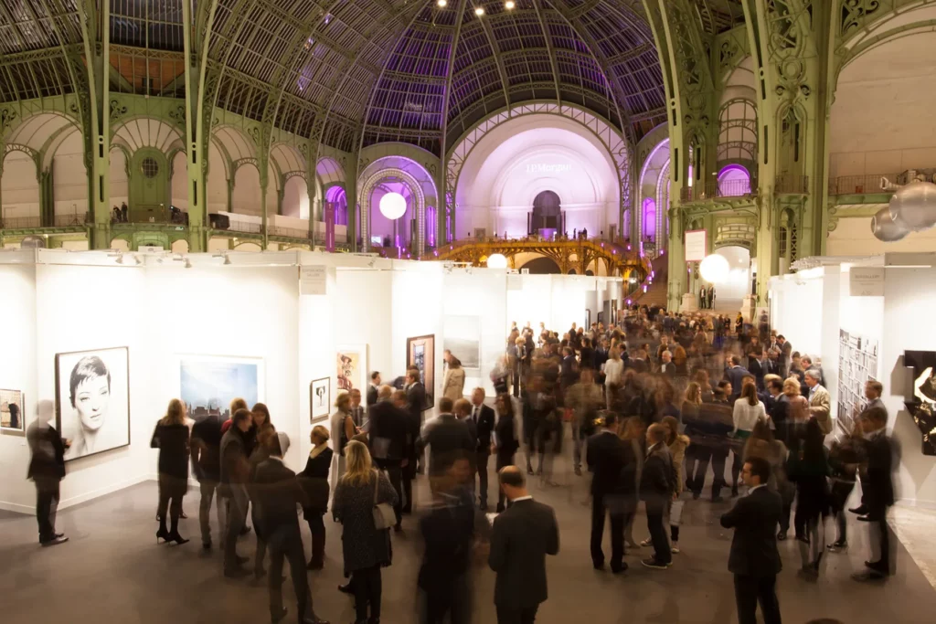 Inauguration de Paris Photo au Grand Palais, partenariat JPMorgan
