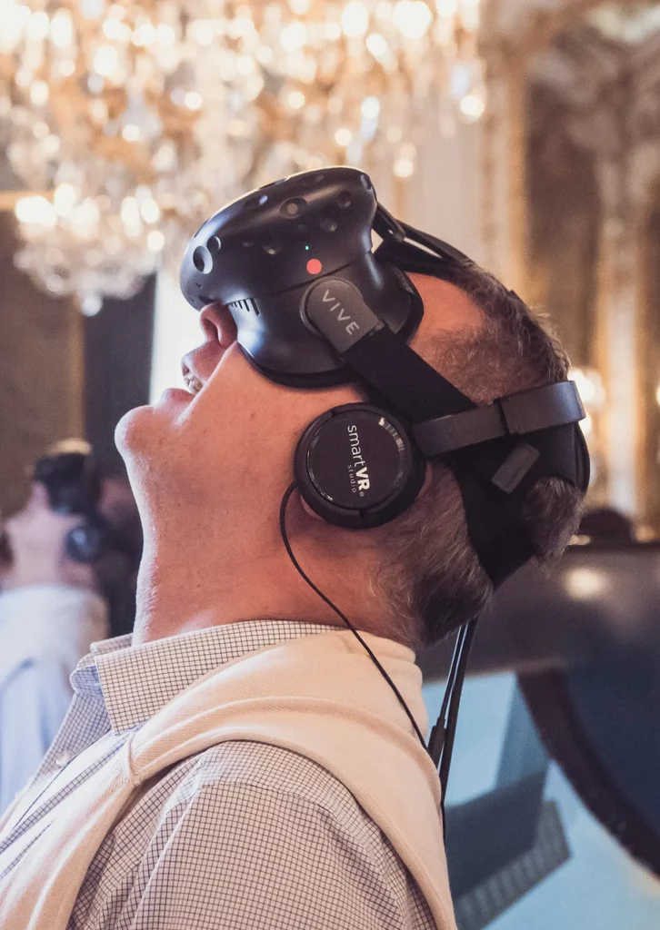 Animation lunettes 3D lors d'une soirée corporate JPMorgan